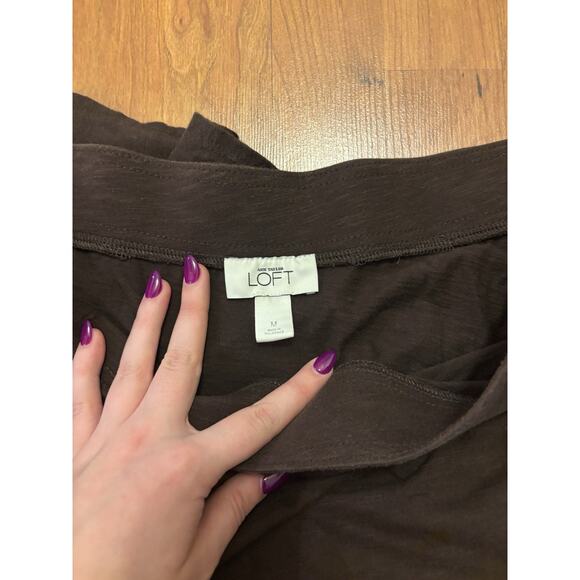 Ann Taylor Loft Brown Boho Layered Skirt Size M - Picture 3 of 3